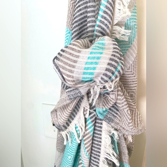 Sensitive Skin Organic Cotton Travel Throw Wrap Swim Sarong Multifunctional NEW! - Picture 11 of 16